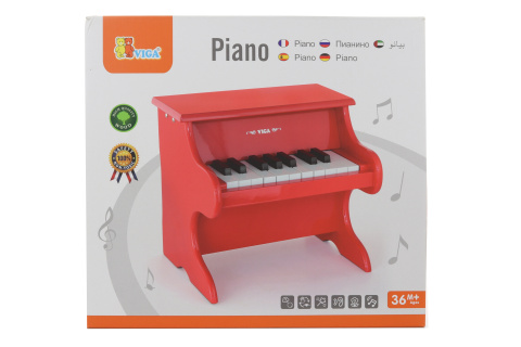 Dřevěné piáno - 18 kláves