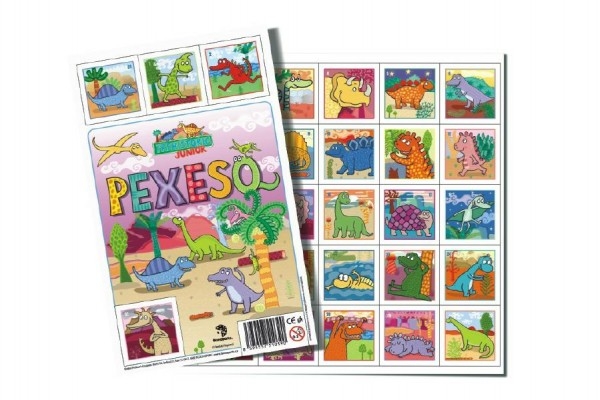 Pexeso Prehistoric JUNIOR společenská hra 32 obrázkových dvojic 26x23cm