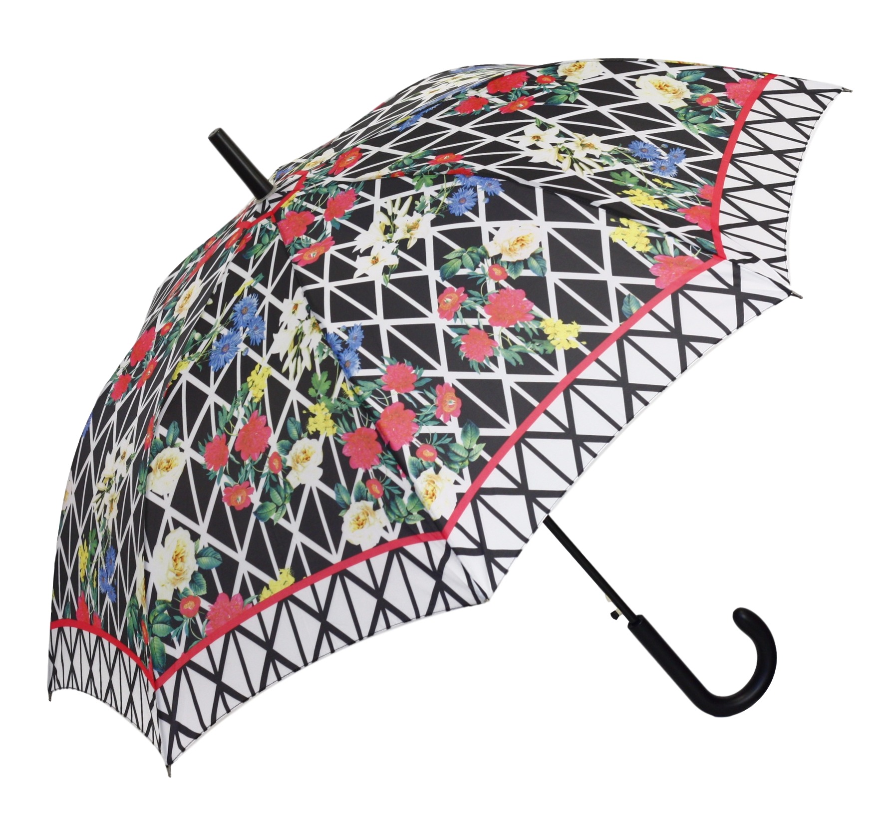 Dámský deštník 18225 - Perletti - Květy/uni