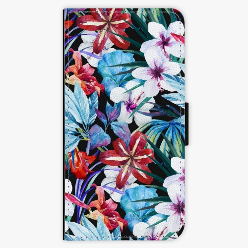 Flipové pouzdro iSaprio - Tropical Flowers 05 - iPhone 5/5S/SE