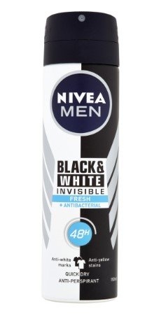 Nivea Men Black & White Invisible Fresh antiperspirant, 150 ml