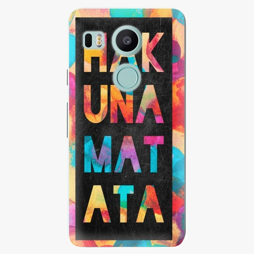 Plastový kryt iSaprio - Hakuna Matata 01 - LG Nexus 5X