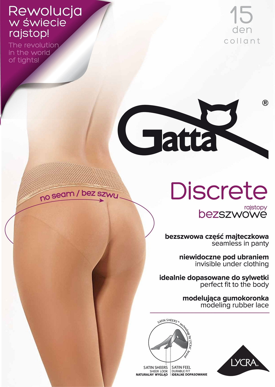 Punčochové kalhoty Gatta Discrete 15 den