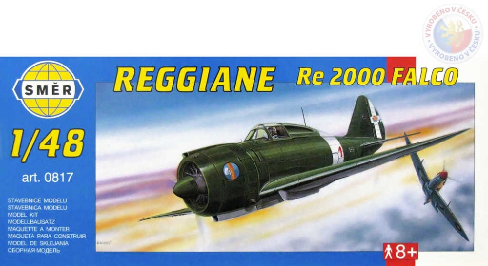 SMĚR Model letadlo Reggiane RE2000 Falco 1:48 (stavebnice letadla)