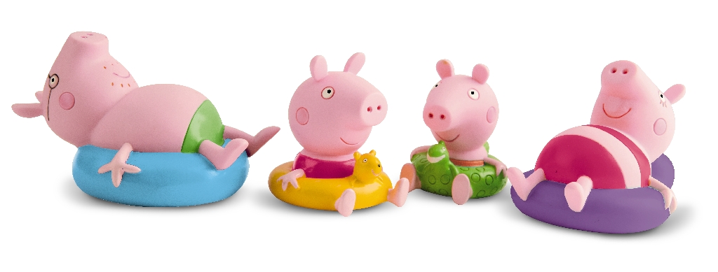 Peppa Pig figurky do koupele 2 ks