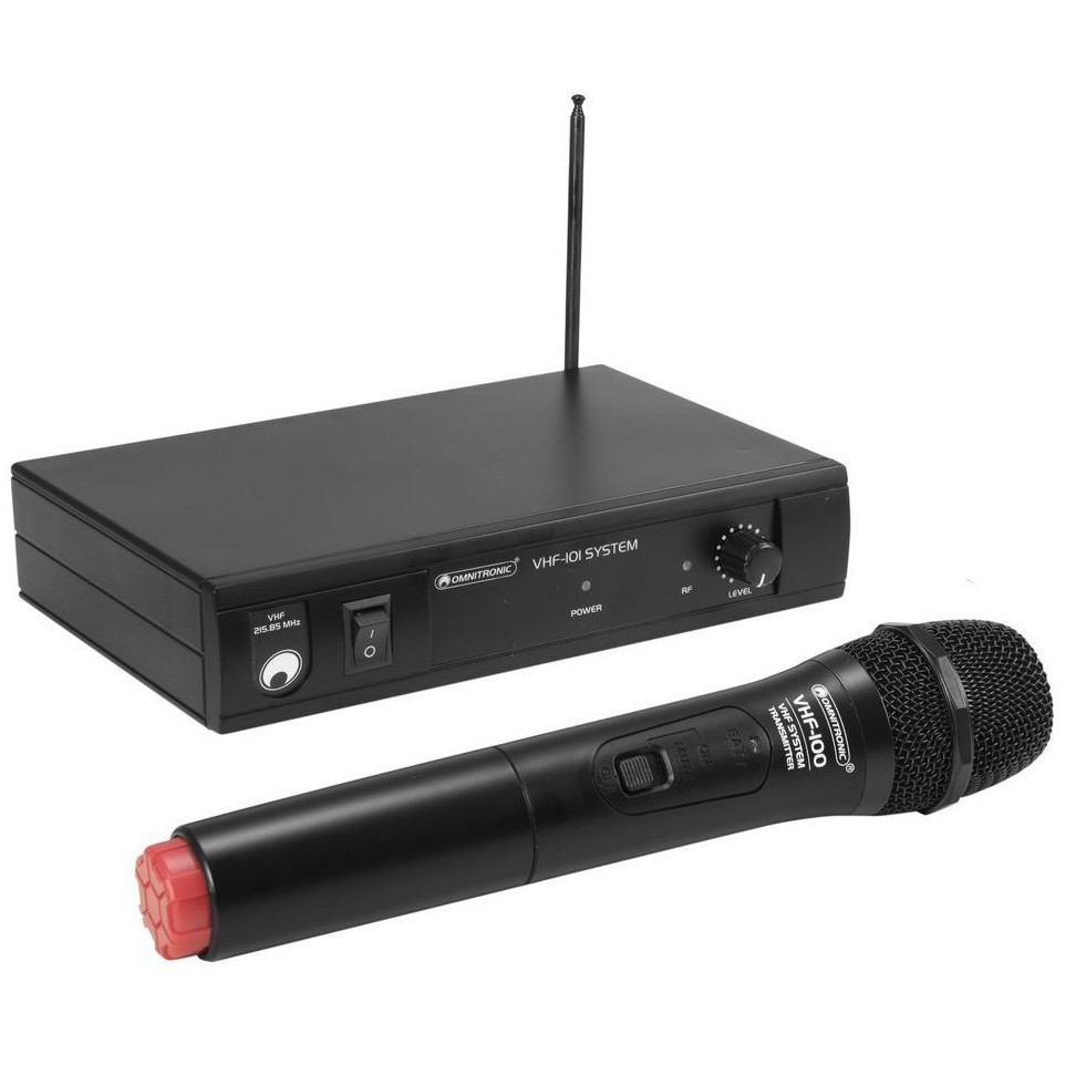 Omnitronic VHF-101, 1-kanálový bezdrátový mikrofonní set 215,85 MHz
