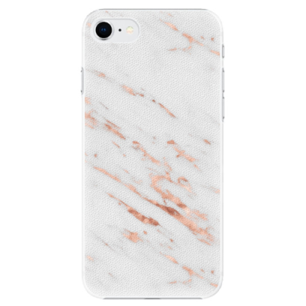Plastové pouzdro iSaprio - Rose Gold Marble - iPhone SE 2020