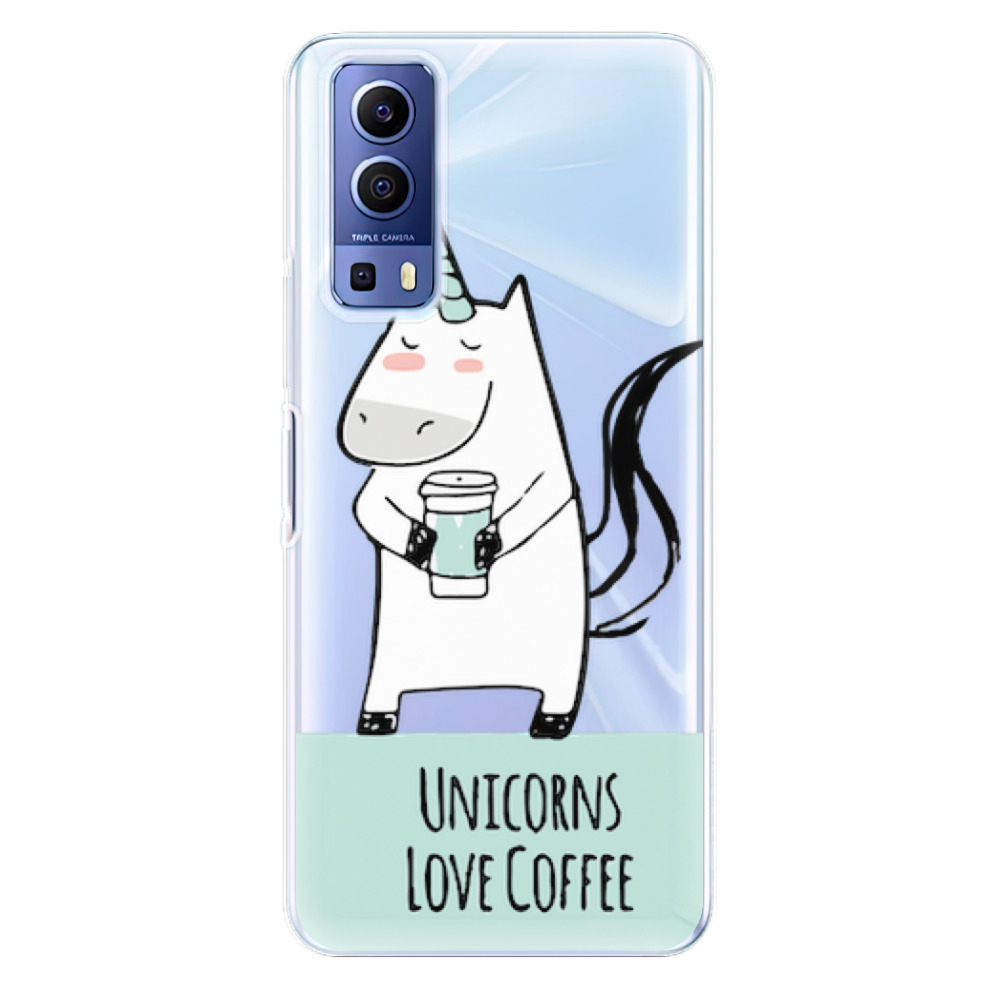 Odolné silikonové pouzdro iSaprio - Unicorns Love Coffee - Vivo Y52 5G