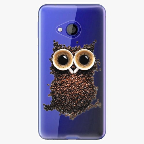 Plastový kryt iSaprio - Owl And Coffee - HTC U Play