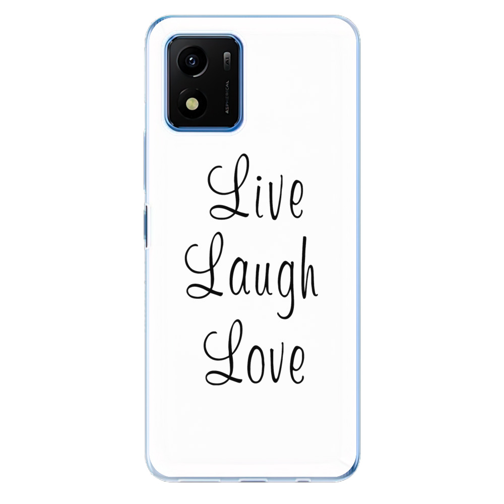 Odolné silikonové pouzdro iSaprio - Live Laugh Love - Vivo Y01