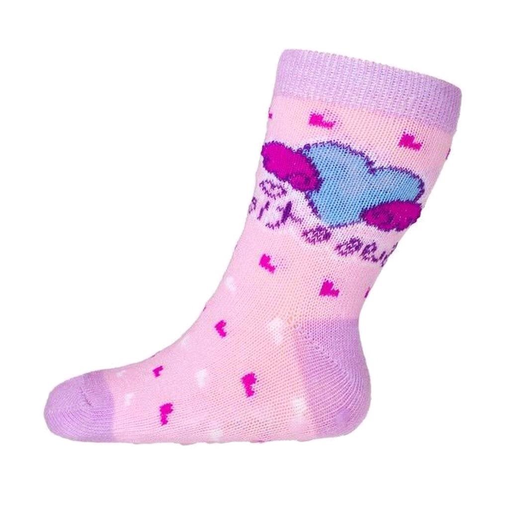 Kojenecké ponožky New Baby s ABS - sweetie - růžová/80 (9-12m)