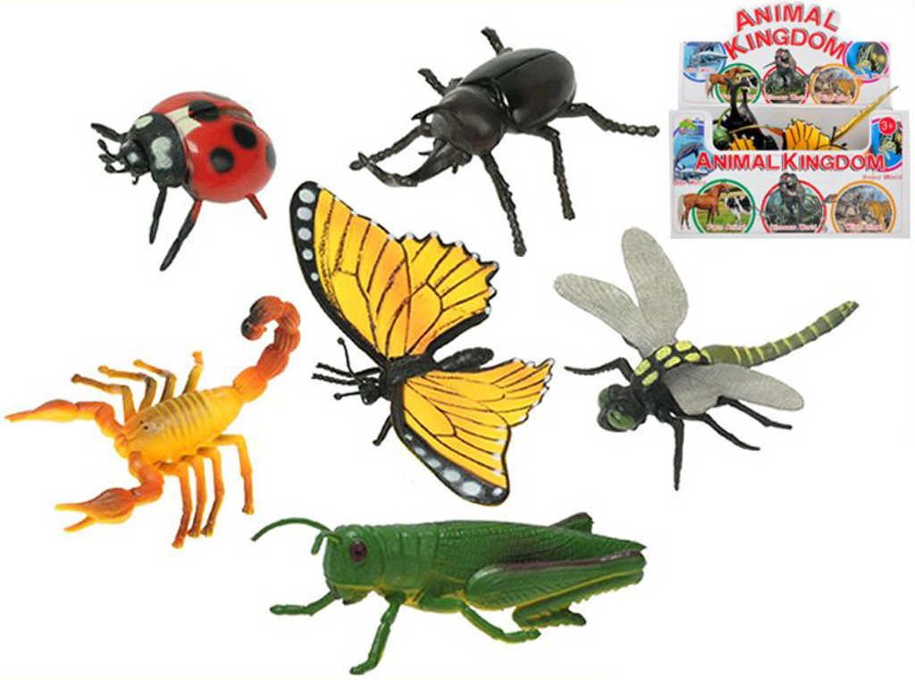 Hmyz 9-13cm zvířátko plastové různé druhy