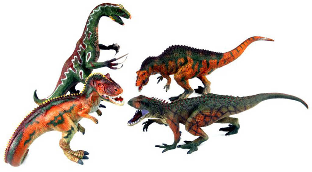 Dinosaurus I. pravěký ještěr zvířátko plastové 4 druhy