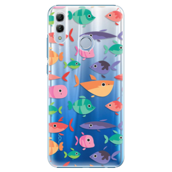 Plastové pouzdro iSaprio - Fish pattern 01 - Huawei Honor 10 Lite