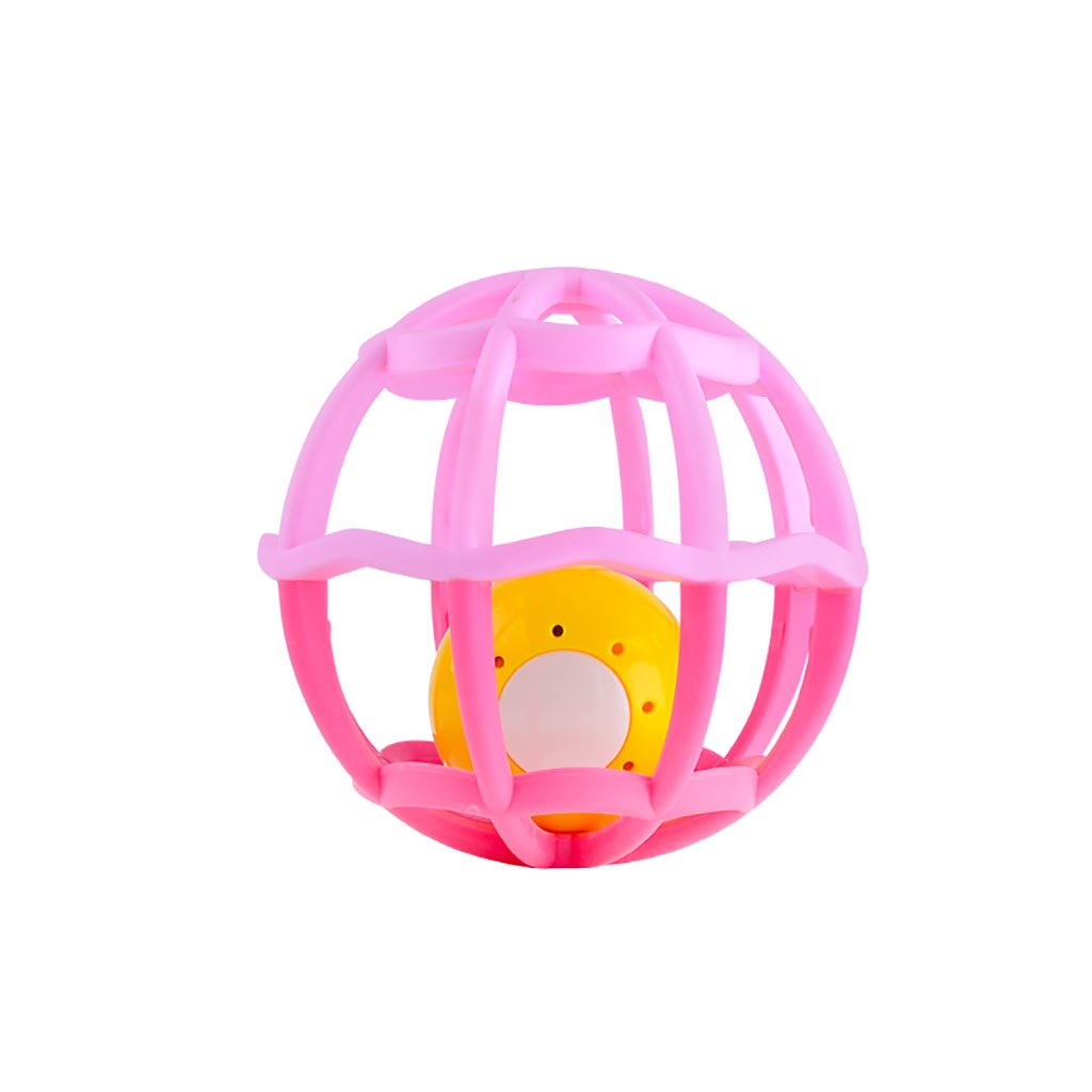 Interaktivní svítící a hrající chrastítko Balónek - Baby Mix - růžová