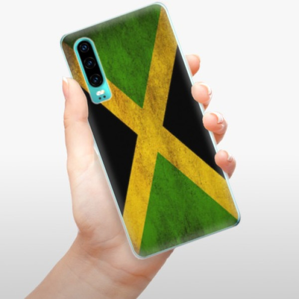 Odolné silikonové pouzdro iSaprio - Flag of Jamaica - Huawei P30