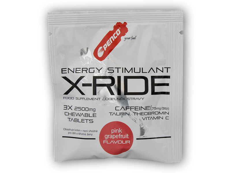 X-Ride Energy Stimulant 2500mg 3 tablety-grep