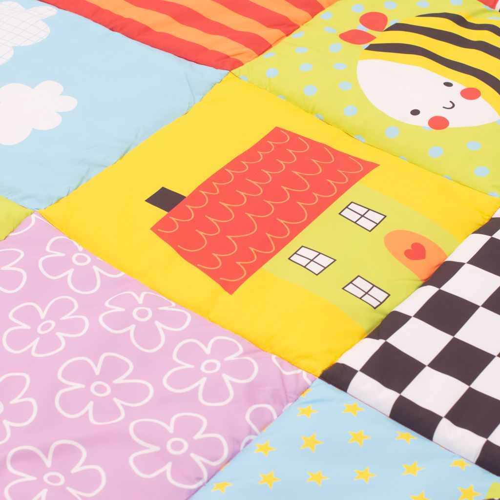 Hrací deka s melodií PlayTo spící medvídek - Hrací deka textilní PlayTo - dle obrázku
