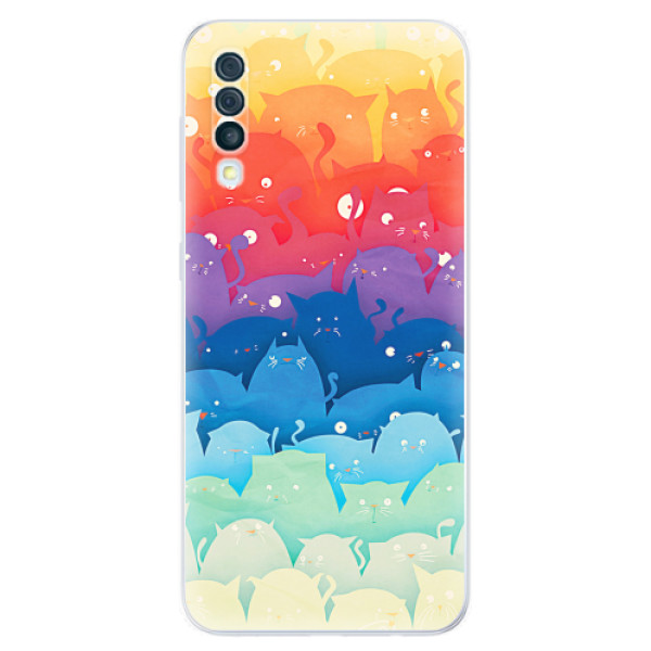 Odolné silikonové pouzdro iSaprio - Cats World - Samsung Galaxy A50