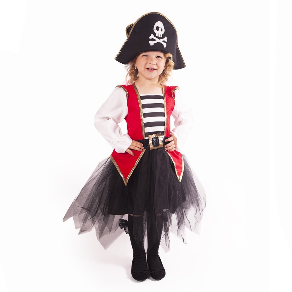 Dětský kostým pirátka (M)