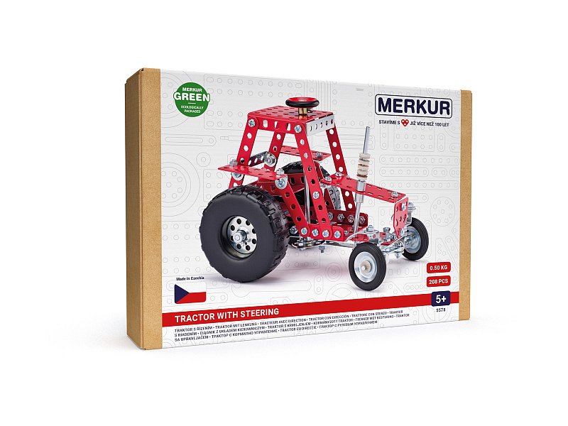 Merkur 057 Traktor s řízením, 205 dílů