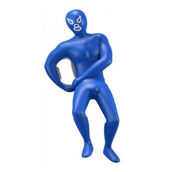 Designový otvírák - wrestling - modrá