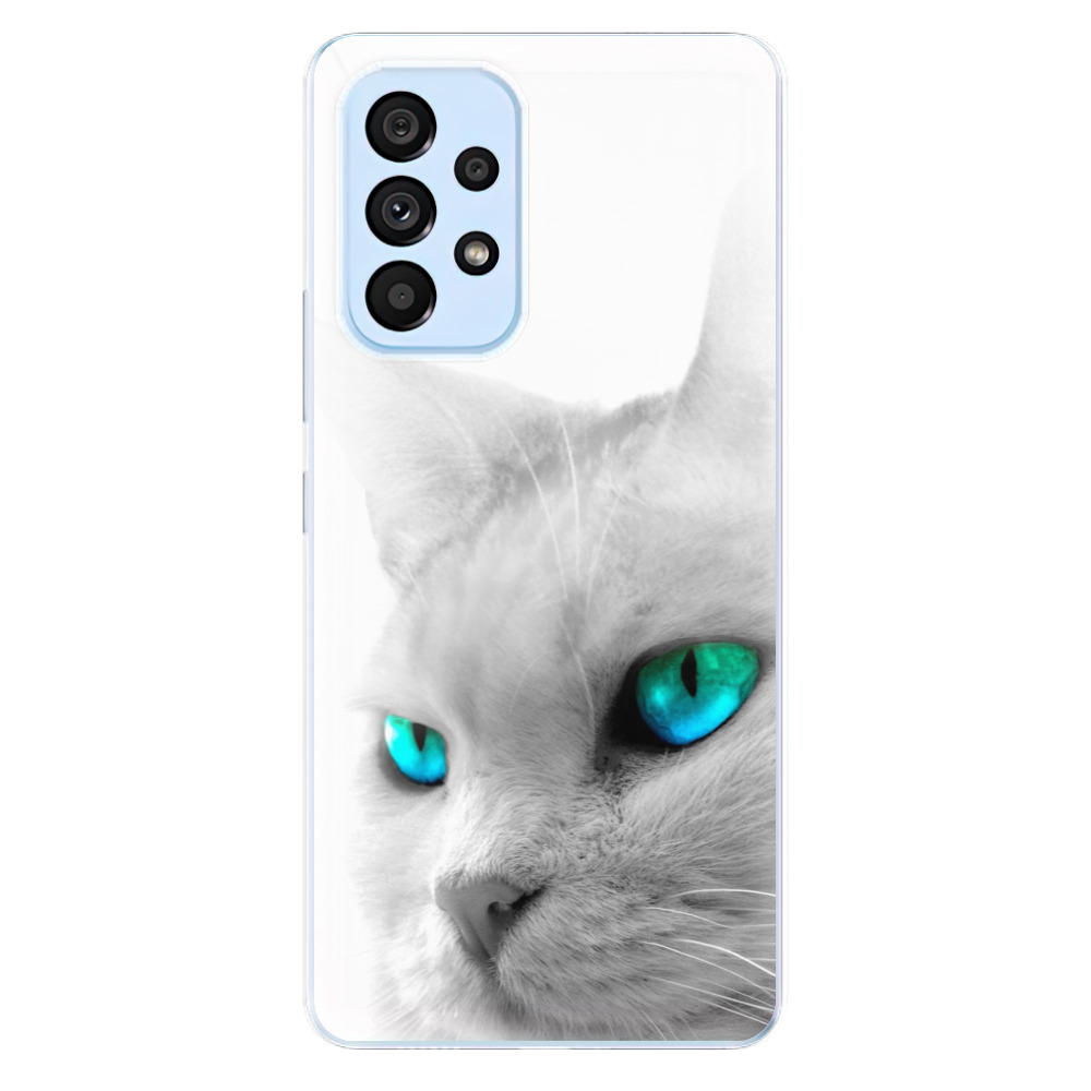 Odolné silikonové pouzdro iSaprio - Cats Eyes - Samsung Galaxy A73 5G