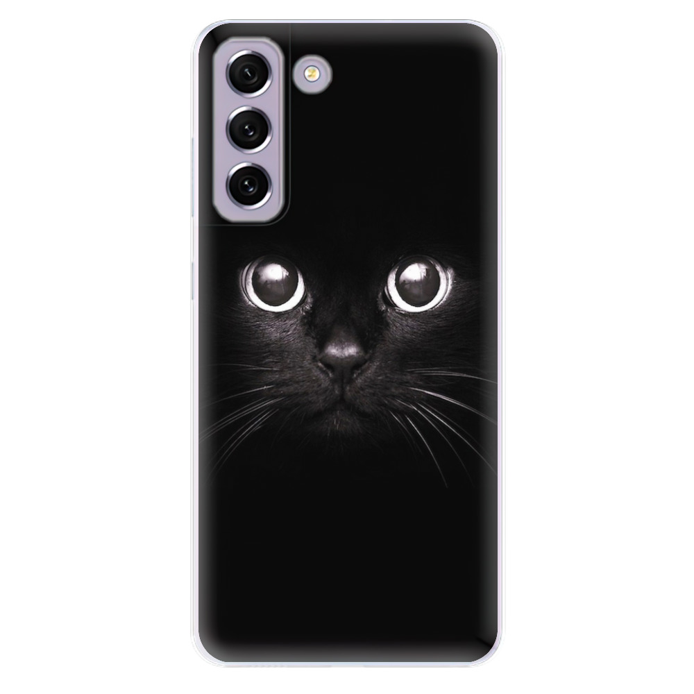 Odolné silikonové pouzdro iSaprio - Black Cat - Samsung Galaxy S21 FE 5G