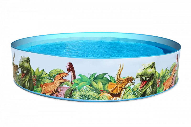 Bestway - Dětský bazén Dinosaur Fill'N Fun 244 x 46 cm, bez filtrace