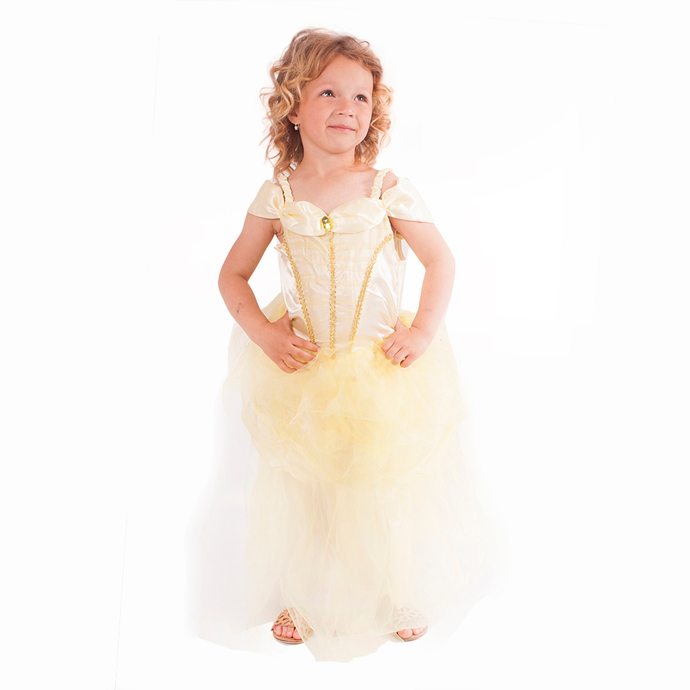 Dětský kostým žlutá princezna (S) e-obal