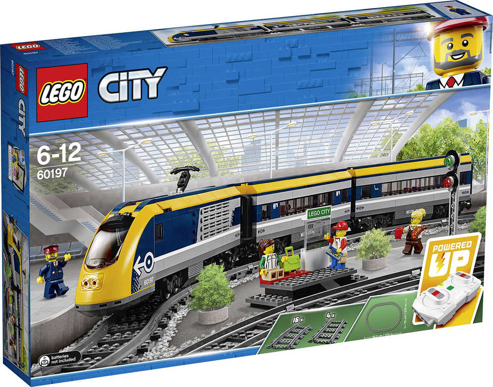LEGO CITY RC Osobní vlak na baterie 60197 STAVEBNICE