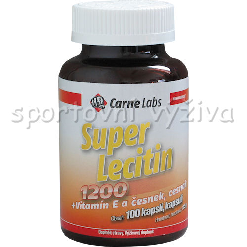 Super Lecitin 1200 + E + česnek 100 cps