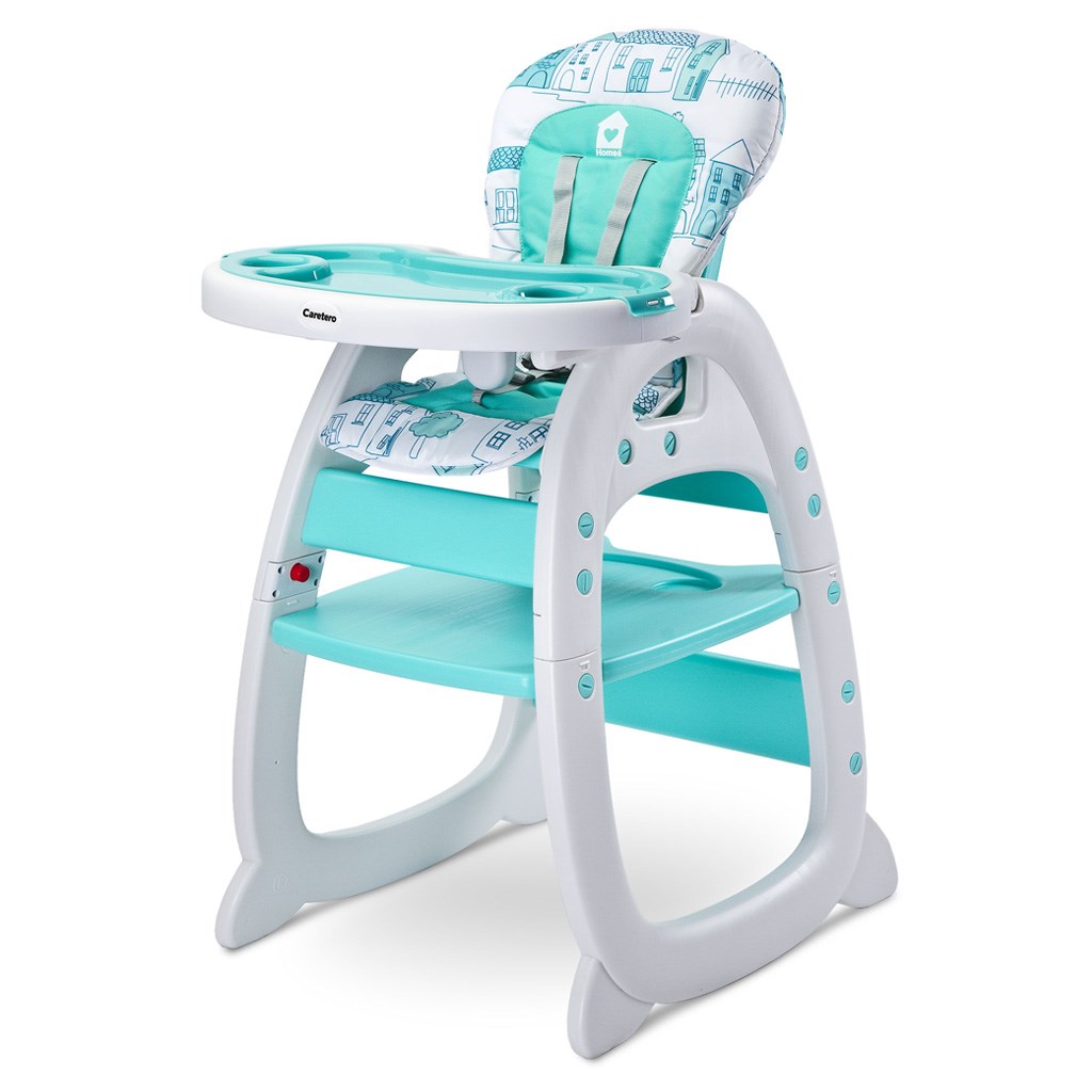 Jídelní židlička CARETERO HOMEE - mint - zelená