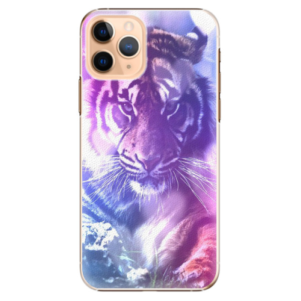 Plastové pouzdro iSaprio - Purple Tiger - iPhone 11 Pro
