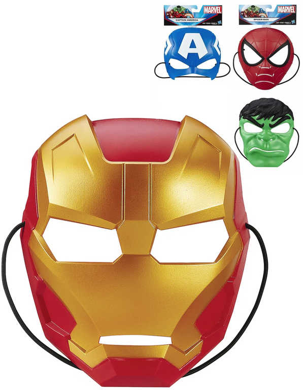 HASBRO Marvel maska hrdinů 18cm 4 druhy plast v sáčku