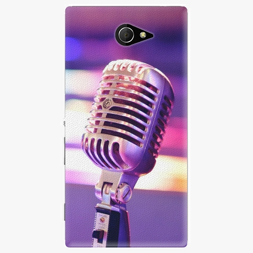 Plastový kryt iSaprio - Vintage Microphone - Sony Xperia M2