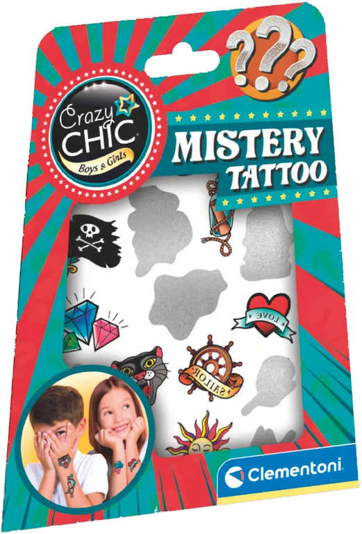 CLEMENTONI Tetování Crazy CHIC mystické pro kluky a holky