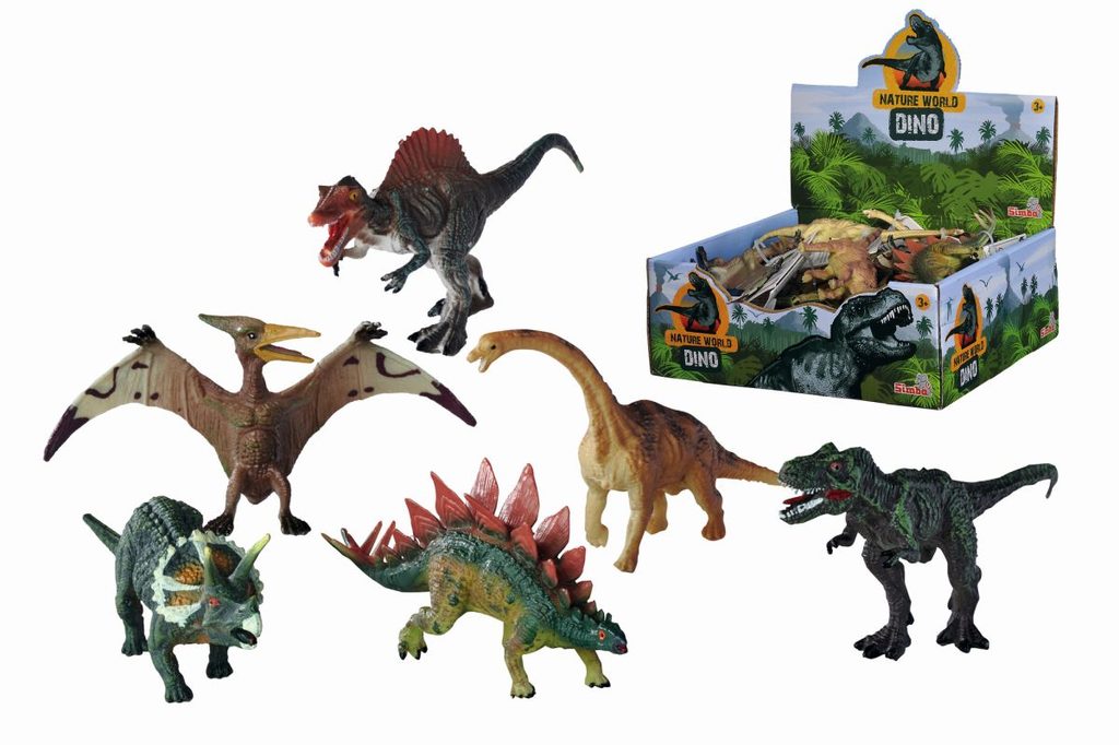 Figurky Dinosaurů, 6 druhů, 18DP
