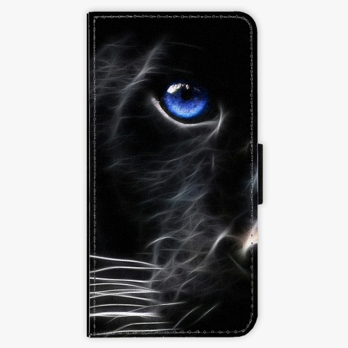 Flipové pouzdro iSaprio - Black Puma - iPhone 7