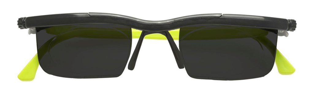 Nastavitelné dioptrické sluneční brýle Adlens, zelené