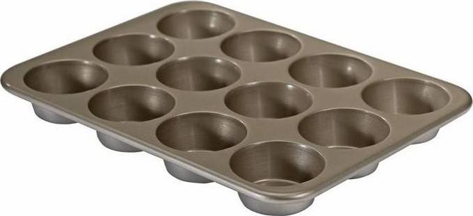 NW Muffiny plát s 12 formičkami stříbrná 45550