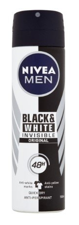 Nivea Men Invisible Black & White Original antiperspirant, 150 ml