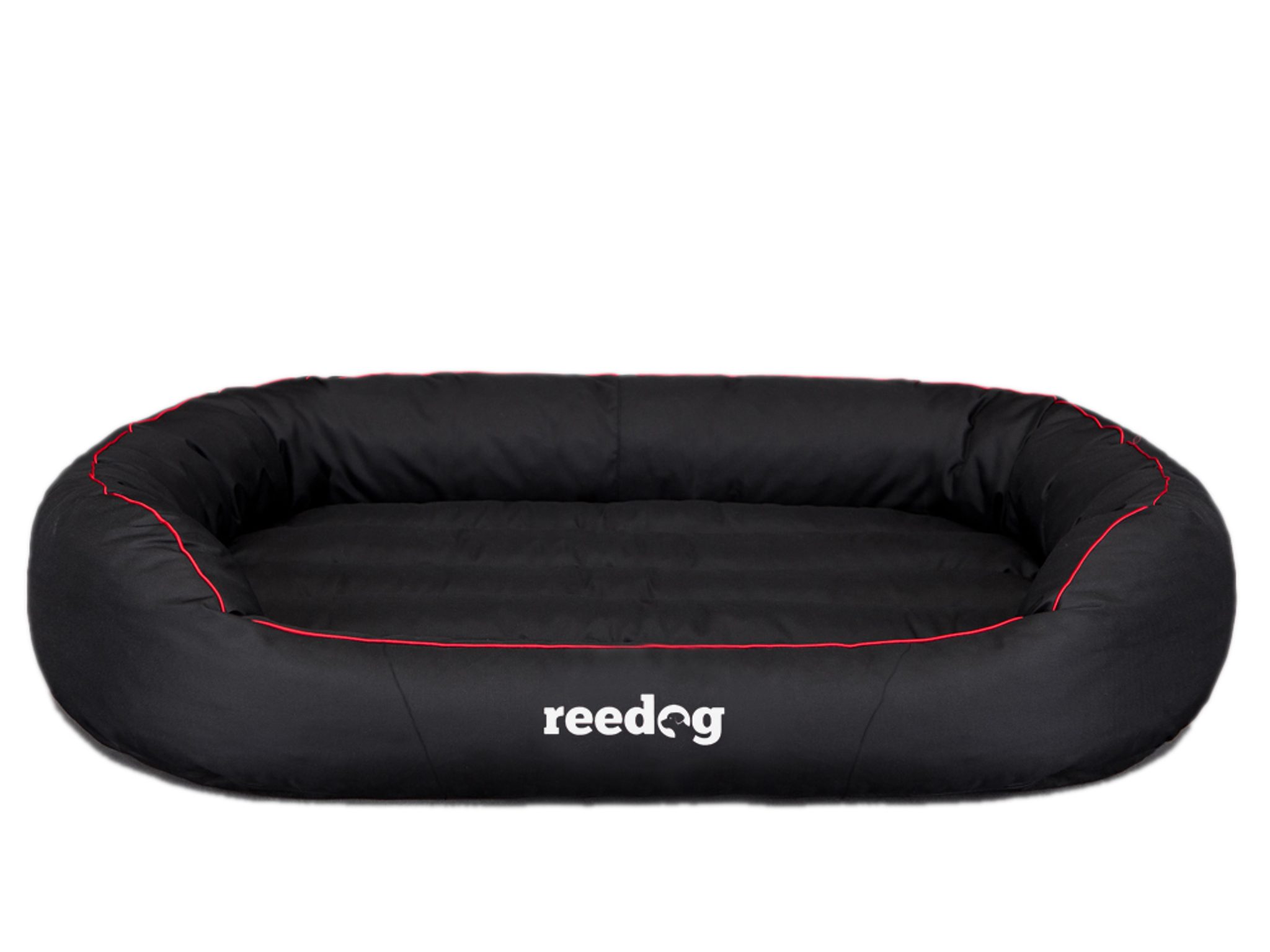 Pelíšek pro psa Reedog Round Black & Red - L