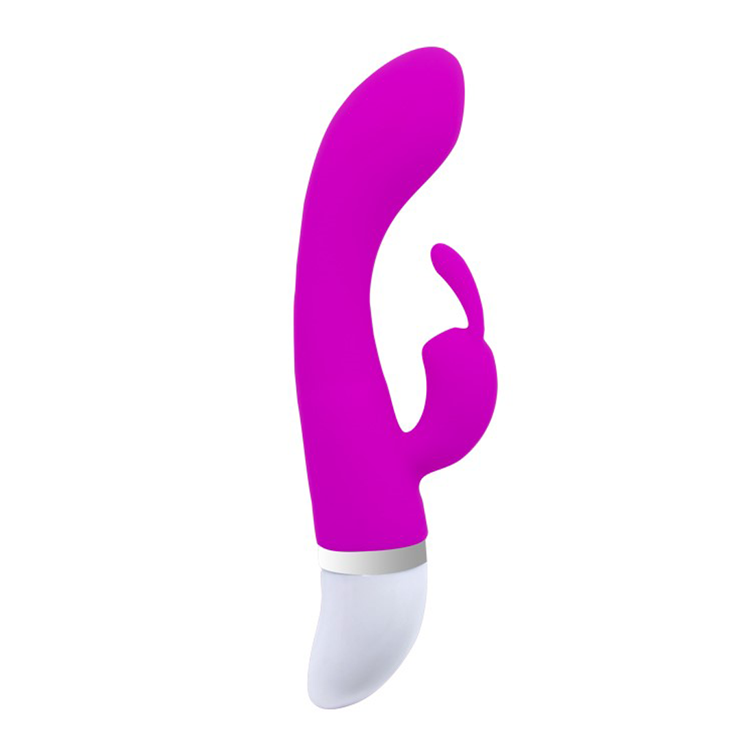 Vibrátor s dráždičem klitorisu fialový PRETTY LOVE - FREDA