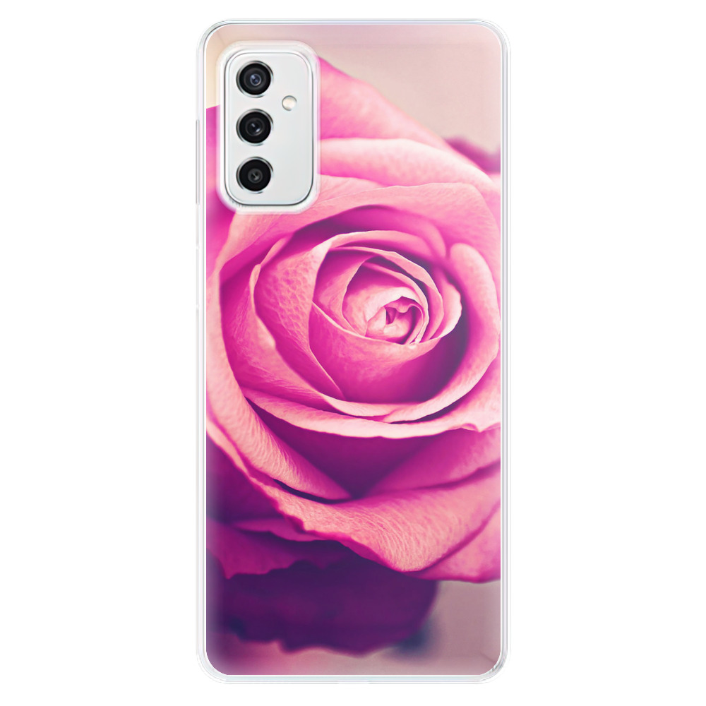 Odolné silikonové pouzdro iSaprio - Pink Rose - Samsung Galaxy M52 5G