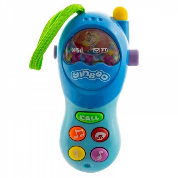 Interaktivní hračka Euro Baby s melodii Mobil - modrý