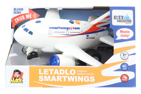 Letadlo Smartwings s hlášením kapitána a letušky 20 cm