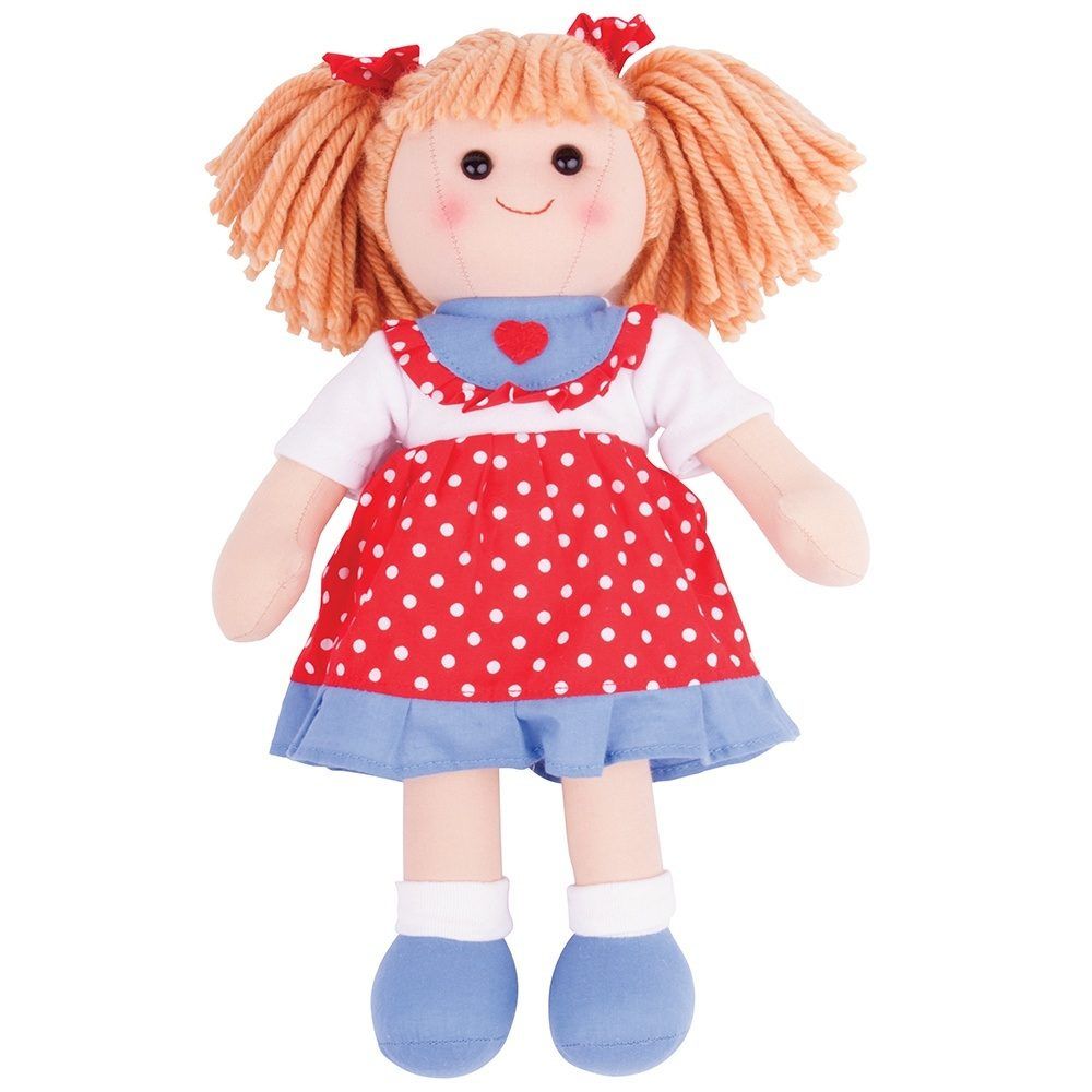 Bigjigs Toys Látková panenka Emily 34 cm