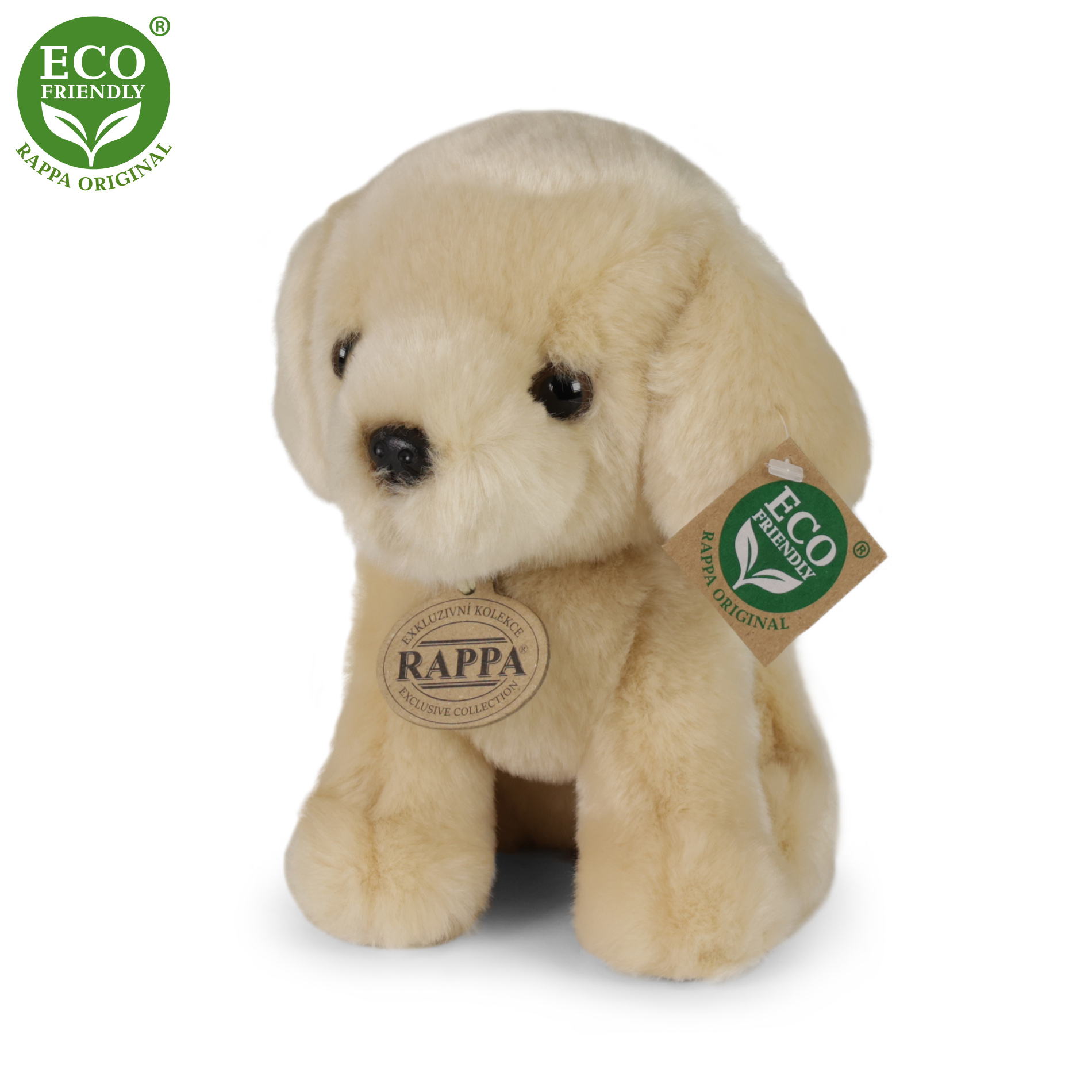 Rappa Eco-Friendly - Plyšový pes labrador 18 cm