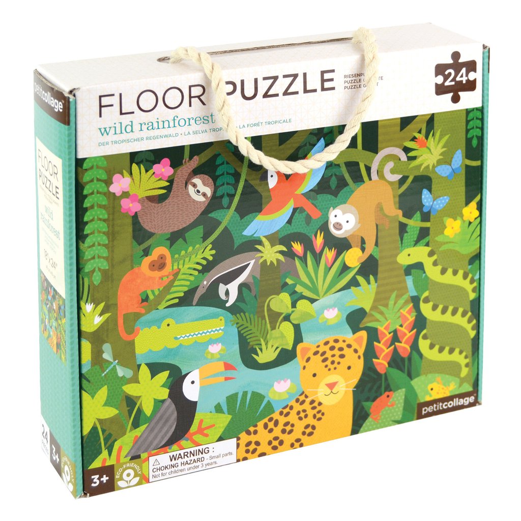 Petitcollage Podlahové puzzle deštný prales